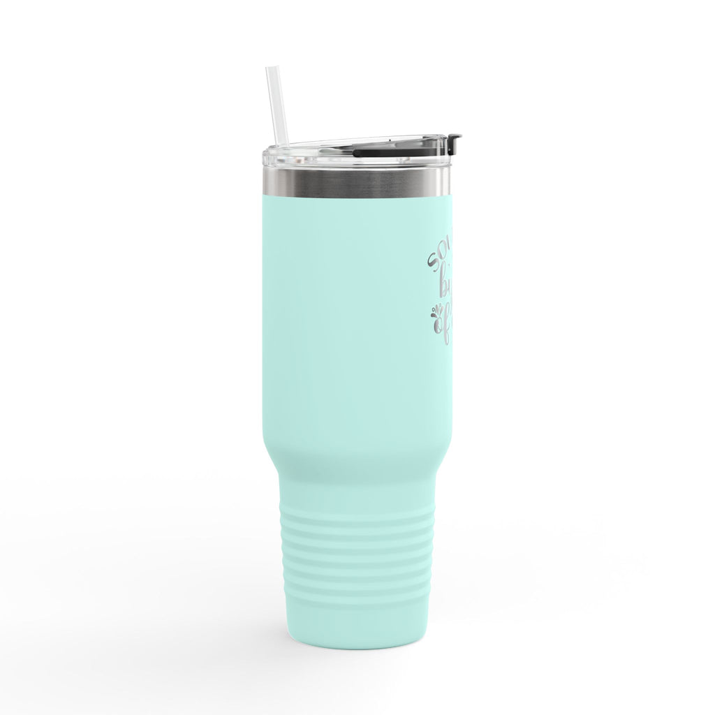 40oz Insulated Travel Mug — "Southern by the Grace of God" Stainless Tumbler