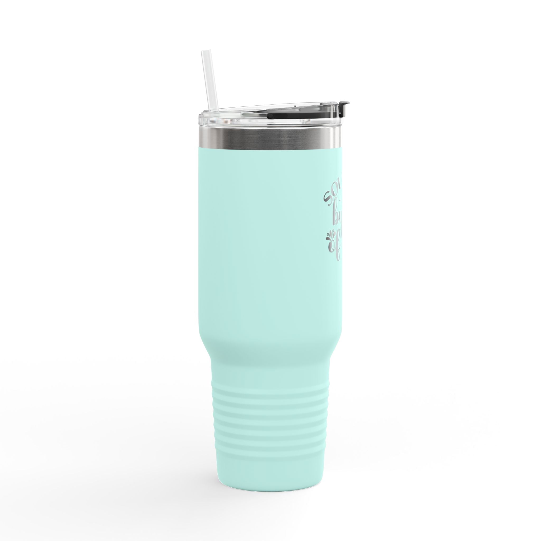 40oz Insulated Travel Mug — "Southern by the Grace of God" Stainless Tumbler