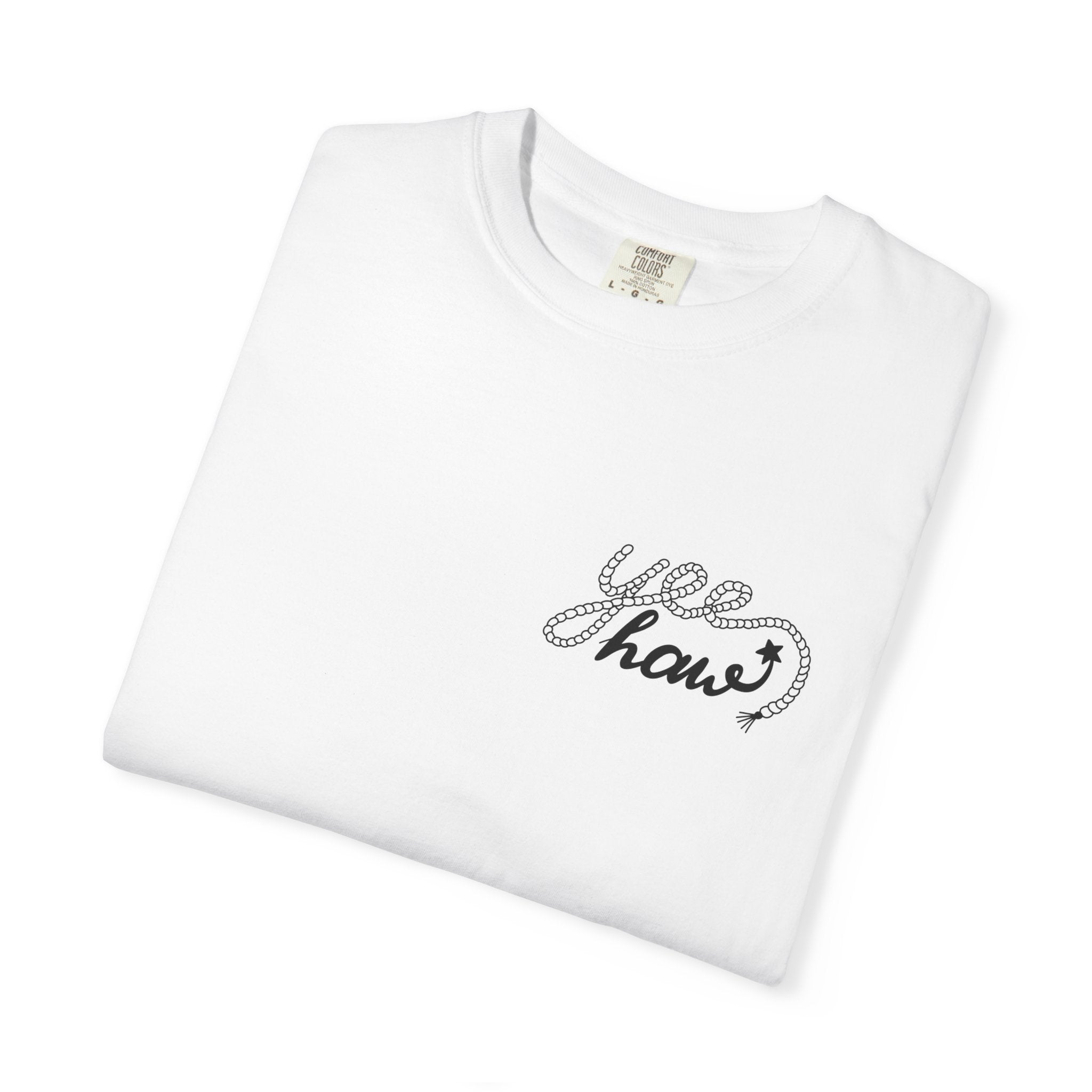 Cowboy Hat & Boots T-Shirt — 'Yee Haw' Graphic Western Tee