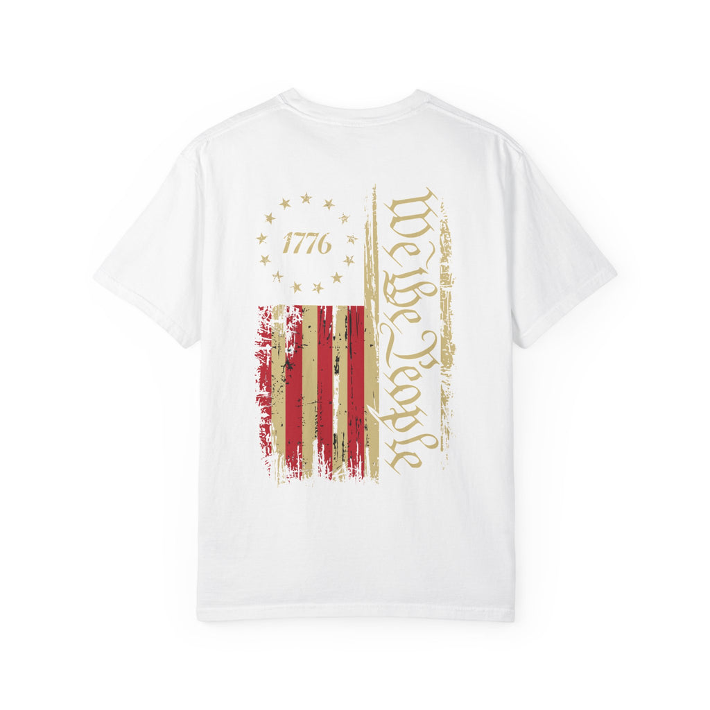 1776 'We the People' Flag T-Shirt — Patriotic American Constitution Tee