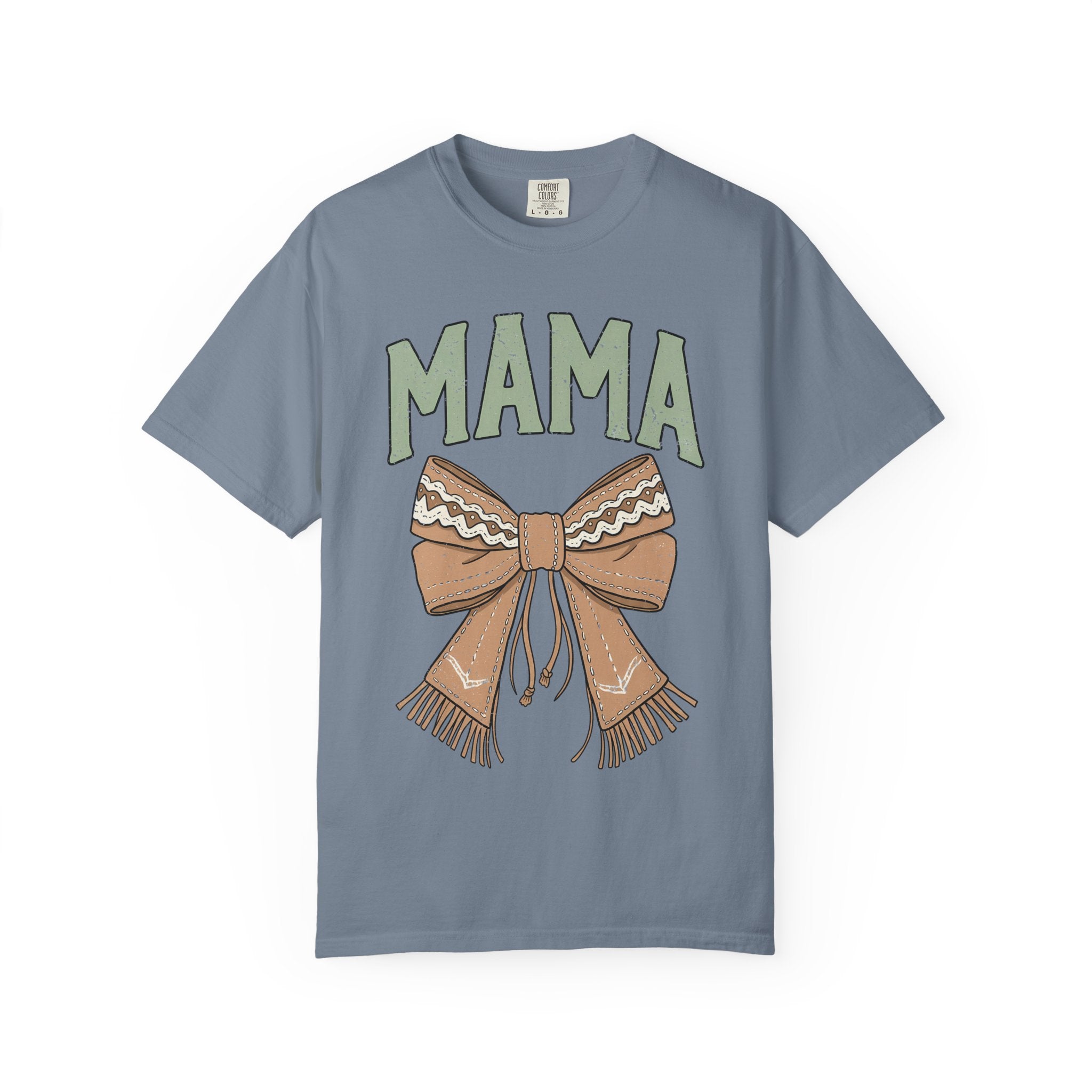 Mama Bow T-Shirt — Cozy Rustic Graphic Tee