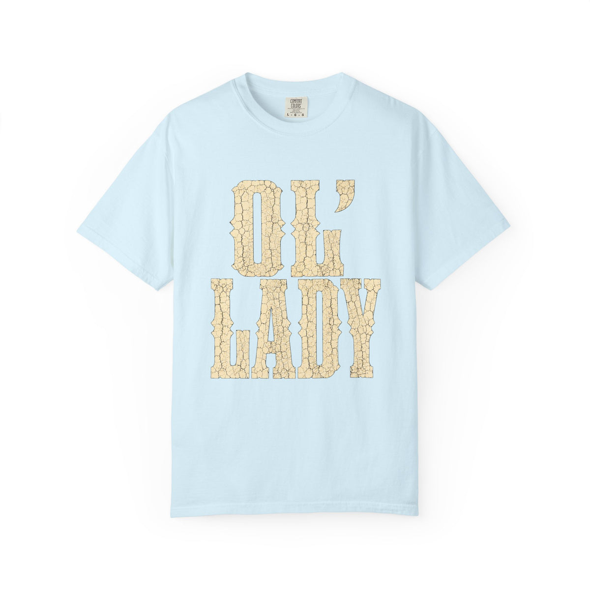 T-Shirt — 'Ol' Lady' Vintage Lettering Tee