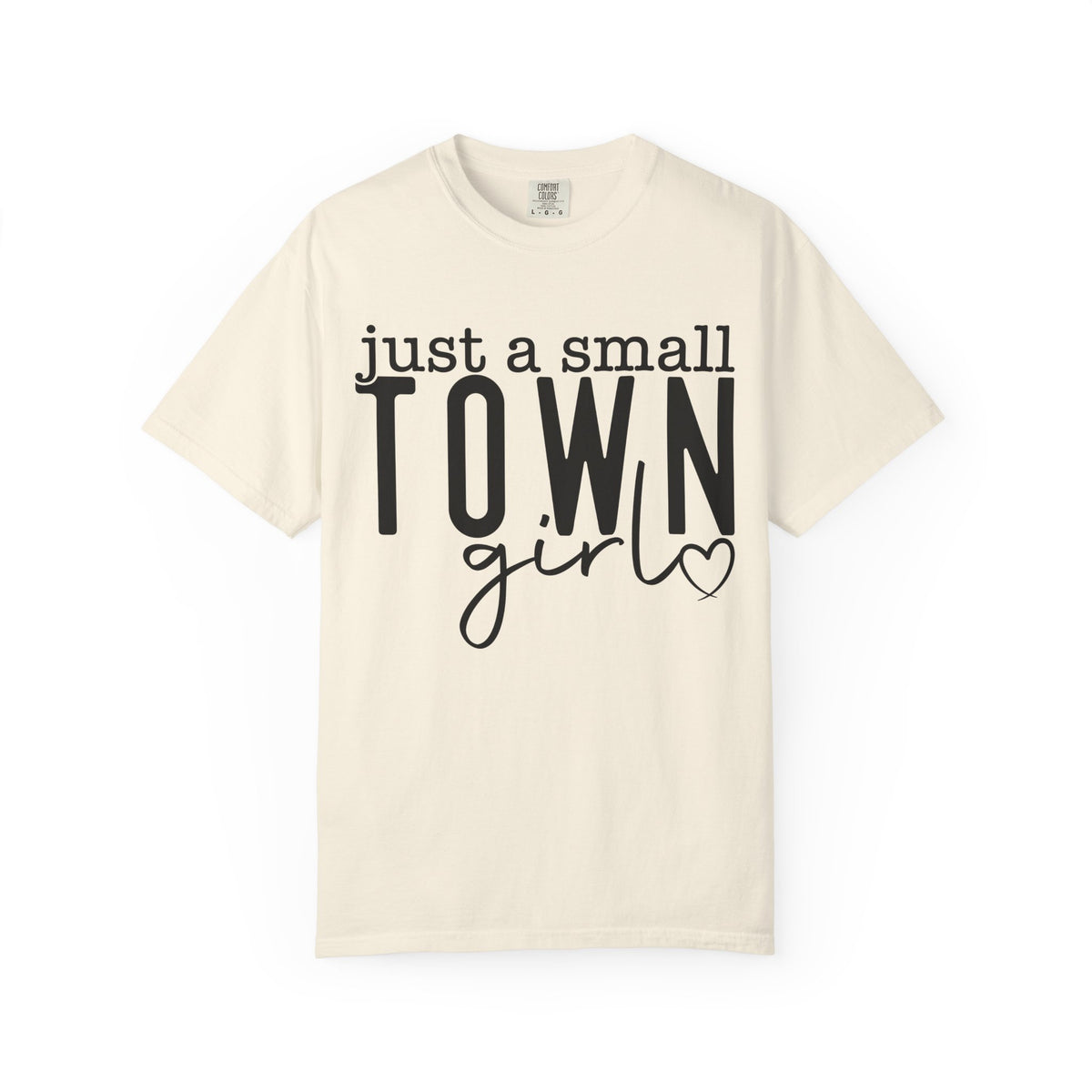 Just a Small Town Girl T‑Shirt — Retro Script Country Pride Tee