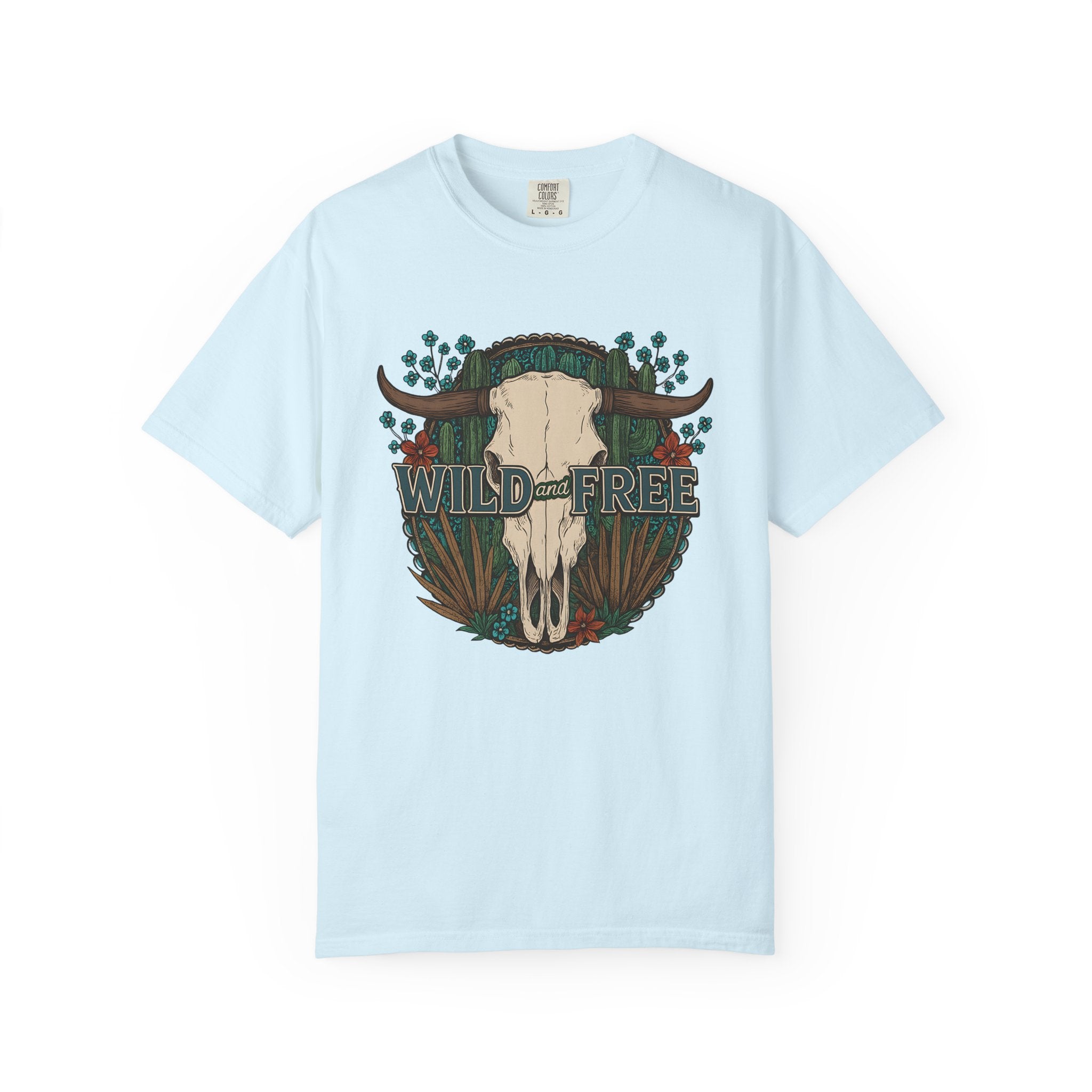 Wild & Free Cow Skull T-Shirt