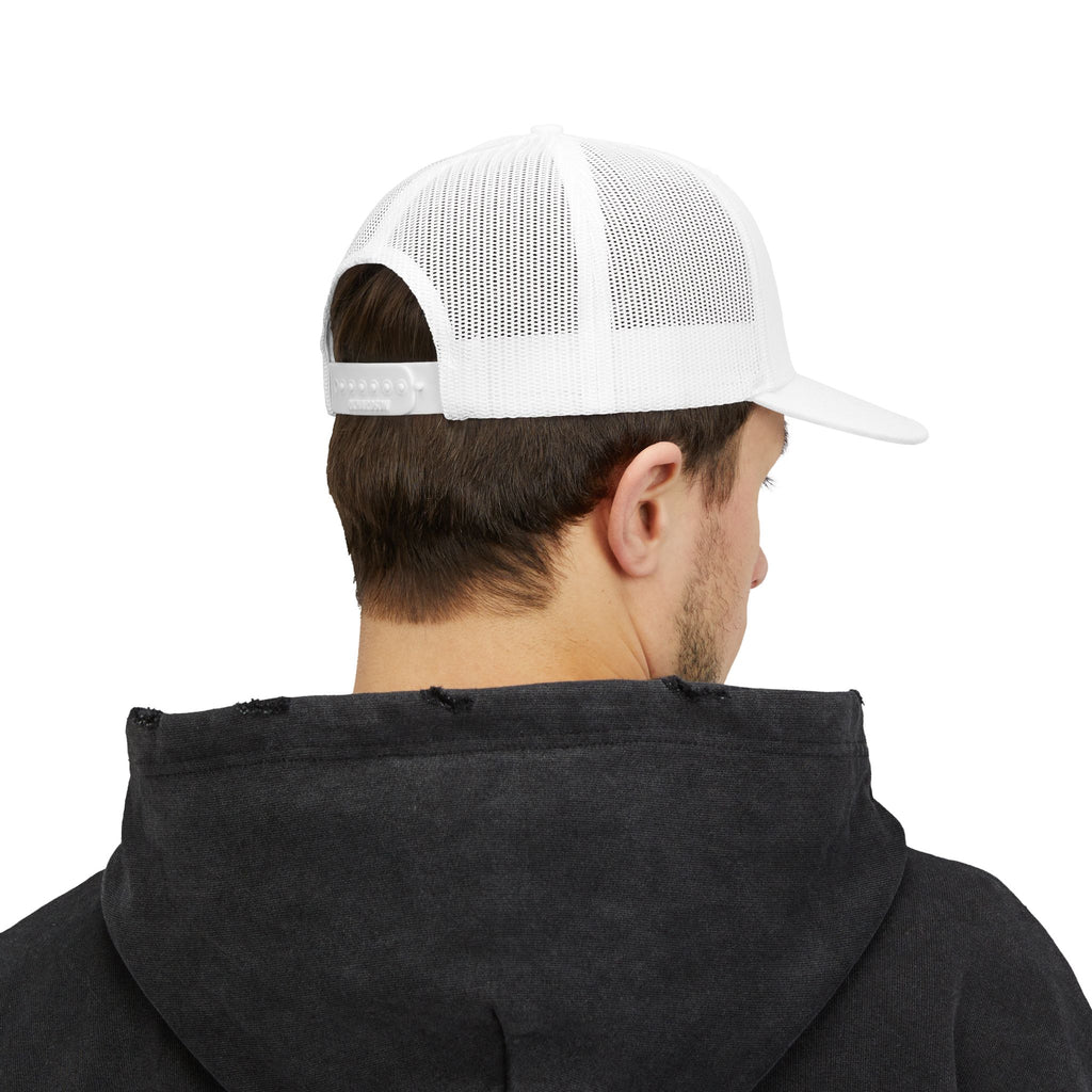 Dad Camo Patch Snapback Trucker Cap — Military Style Father's Hat