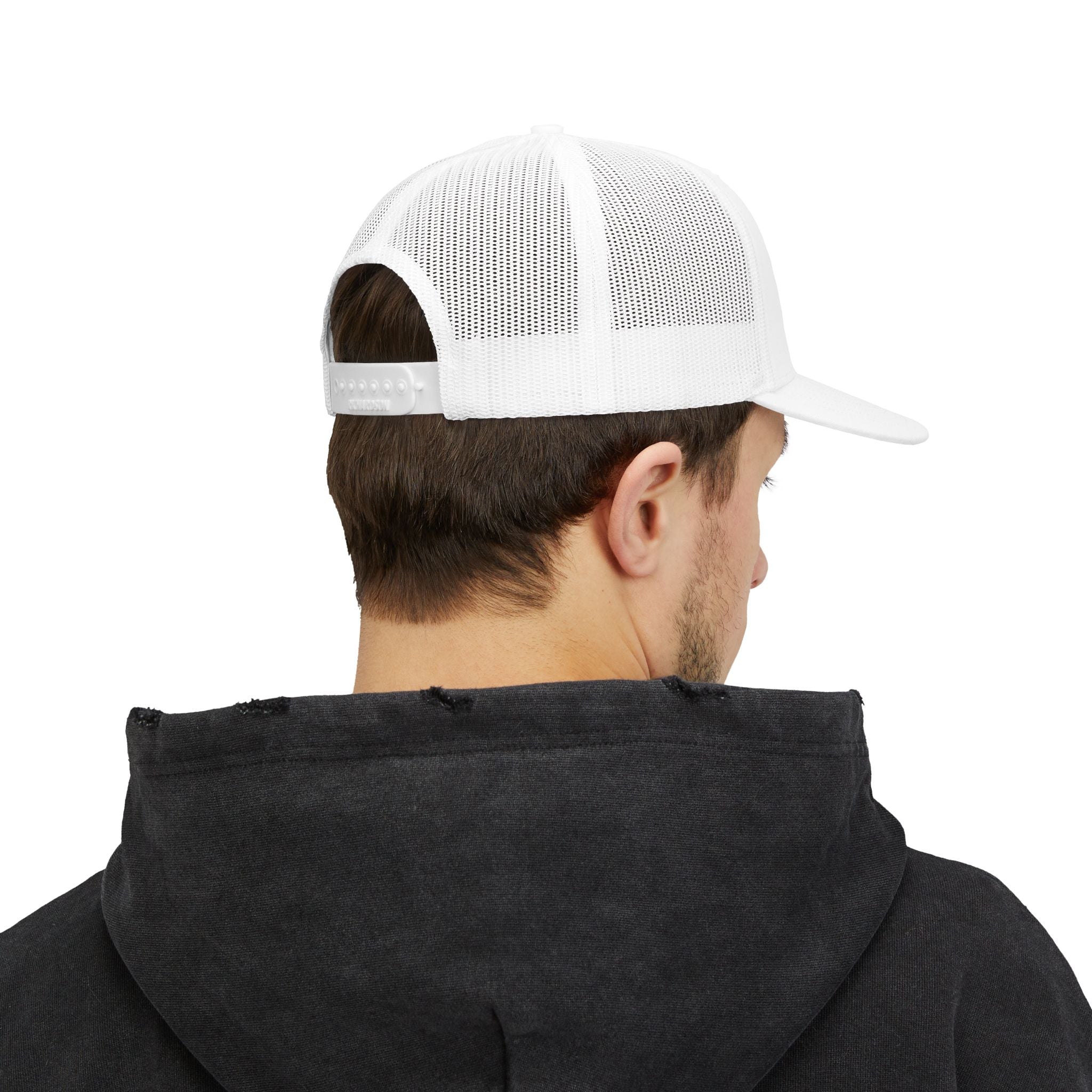Dad Camo Patch Snapback Trucker Cap — Military Style Father's Hat