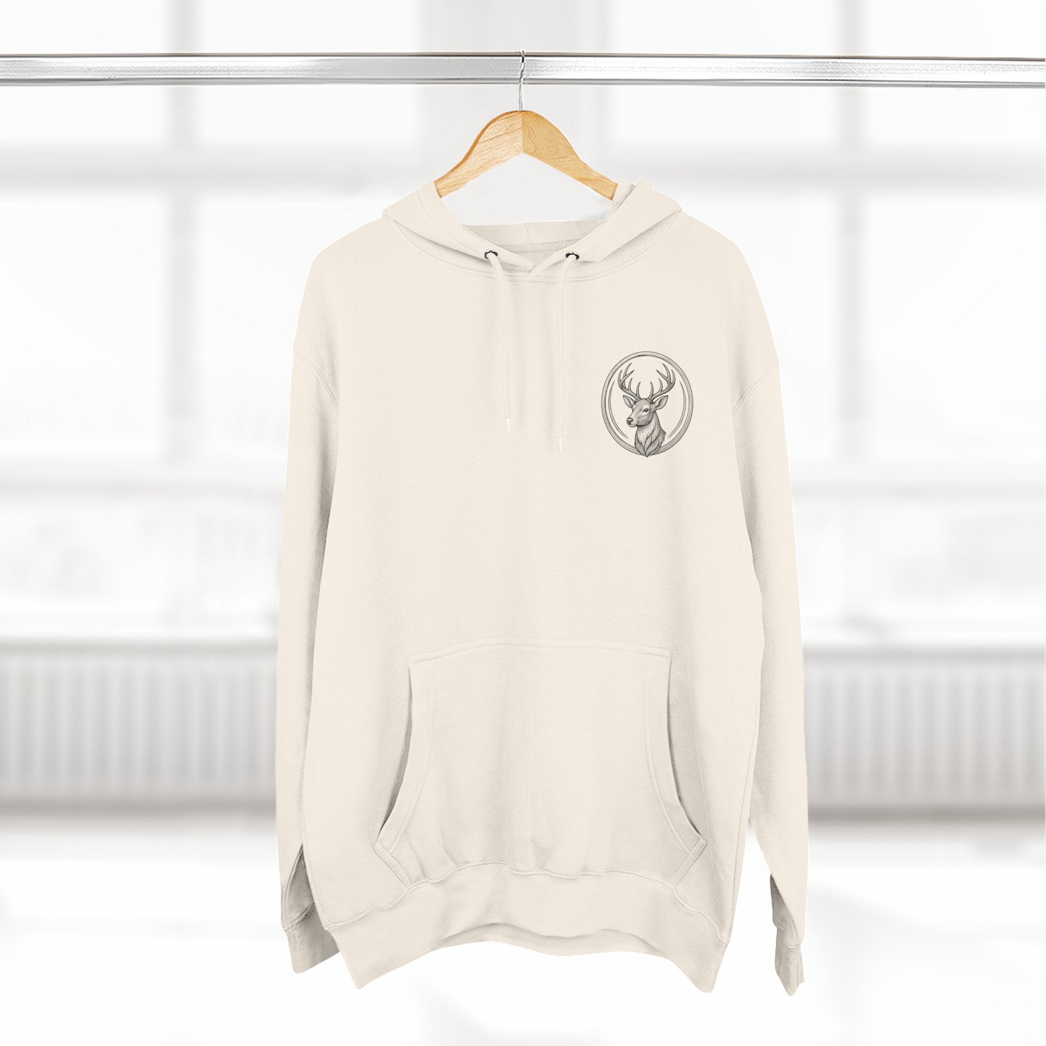 Southern Dad Hoodie - Hunting Dog & American Flag Graphic Pullover