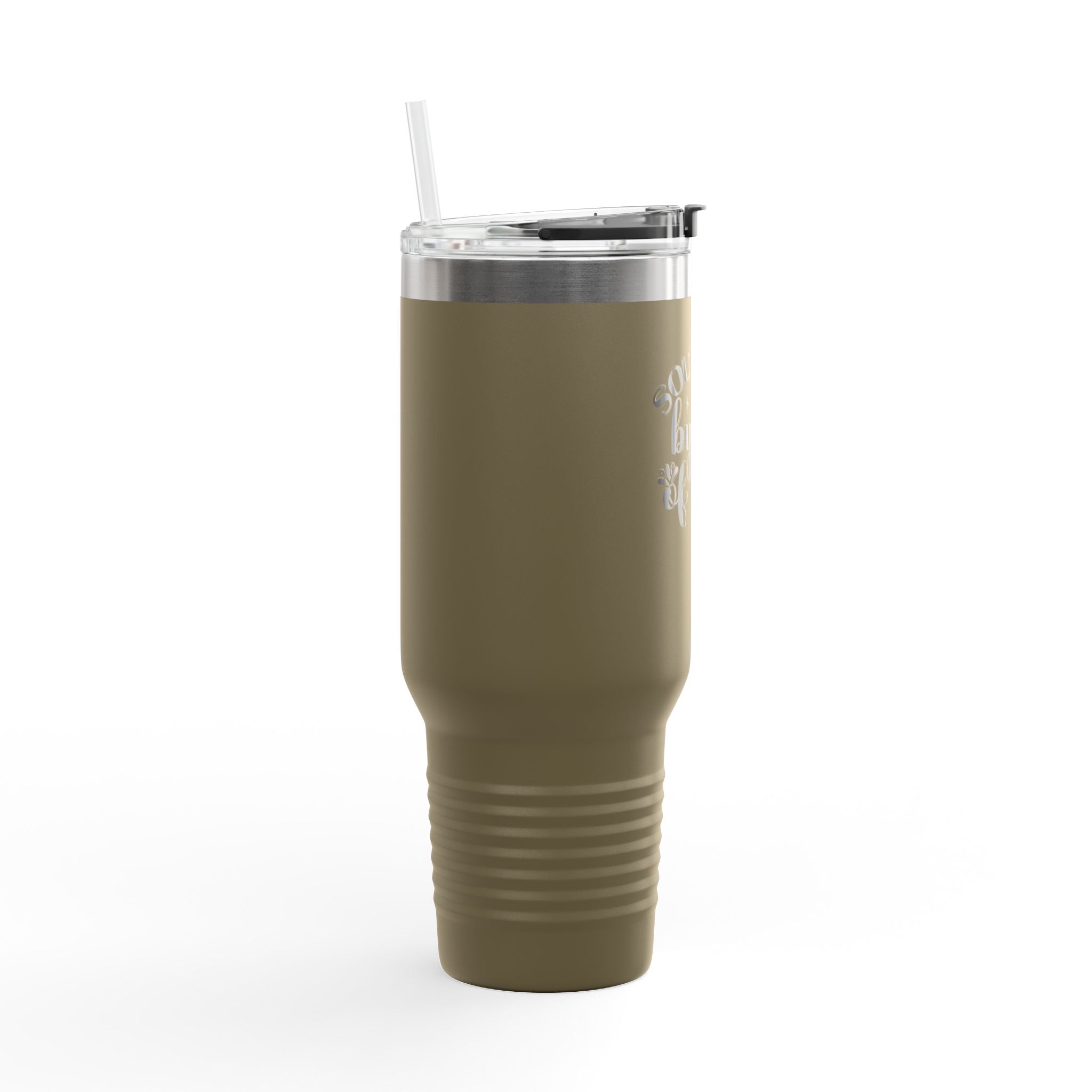 40oz Insulated Travel Mug — "Southern by the Grace of God" Stainless Tumbler
