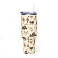 Desert Sunset 40oz Tumbler - Western Cactus & Horse Thermal Cup