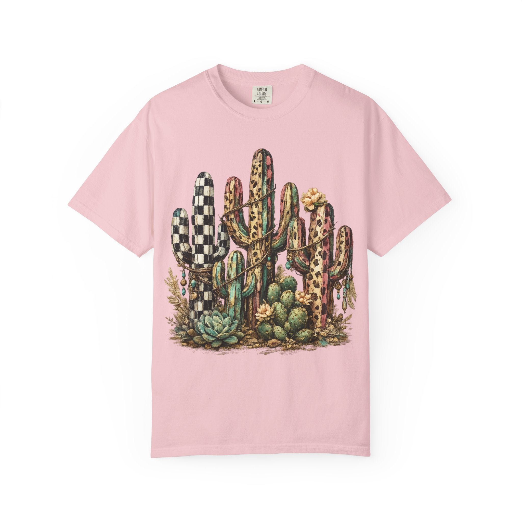 Cactus Garden T‑Shirt — Desert Succulent Graphic Tee