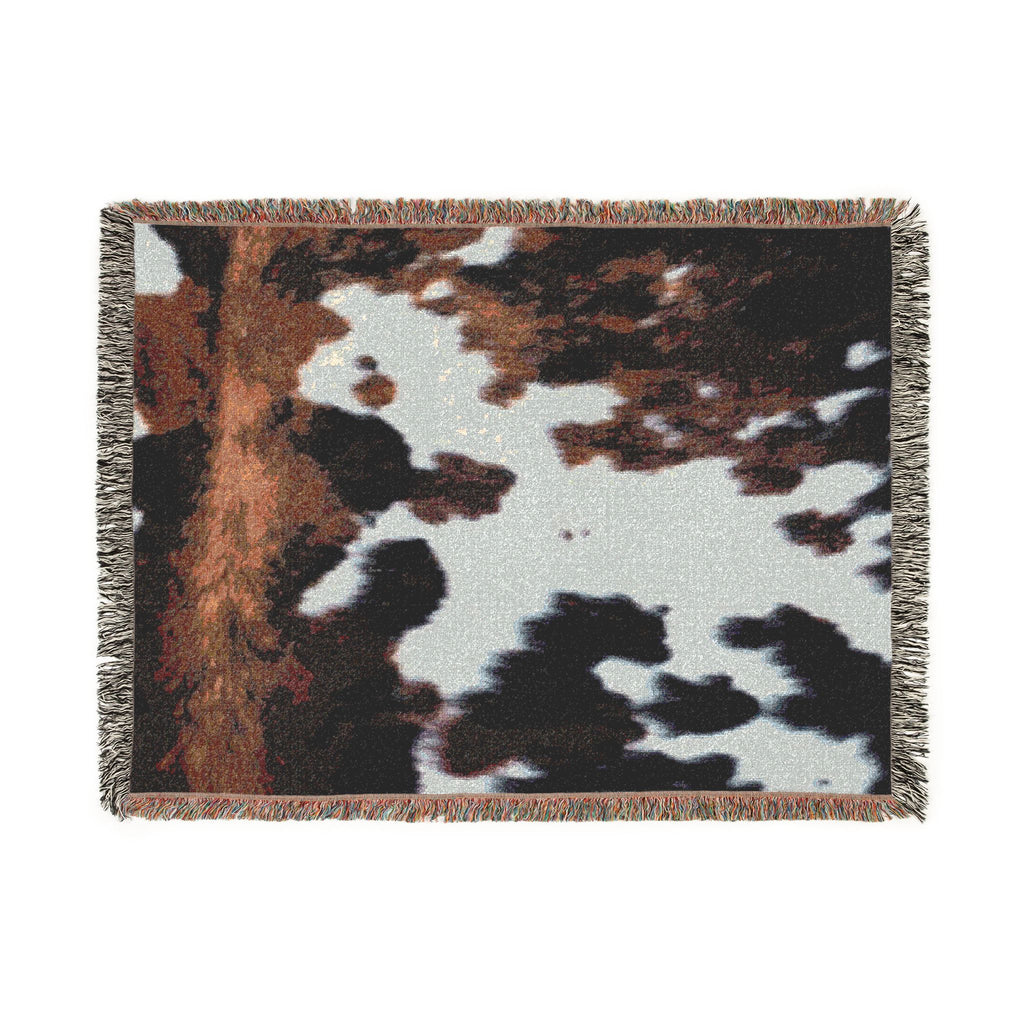 Copy of Cow Hide Pattern Woven Blanket