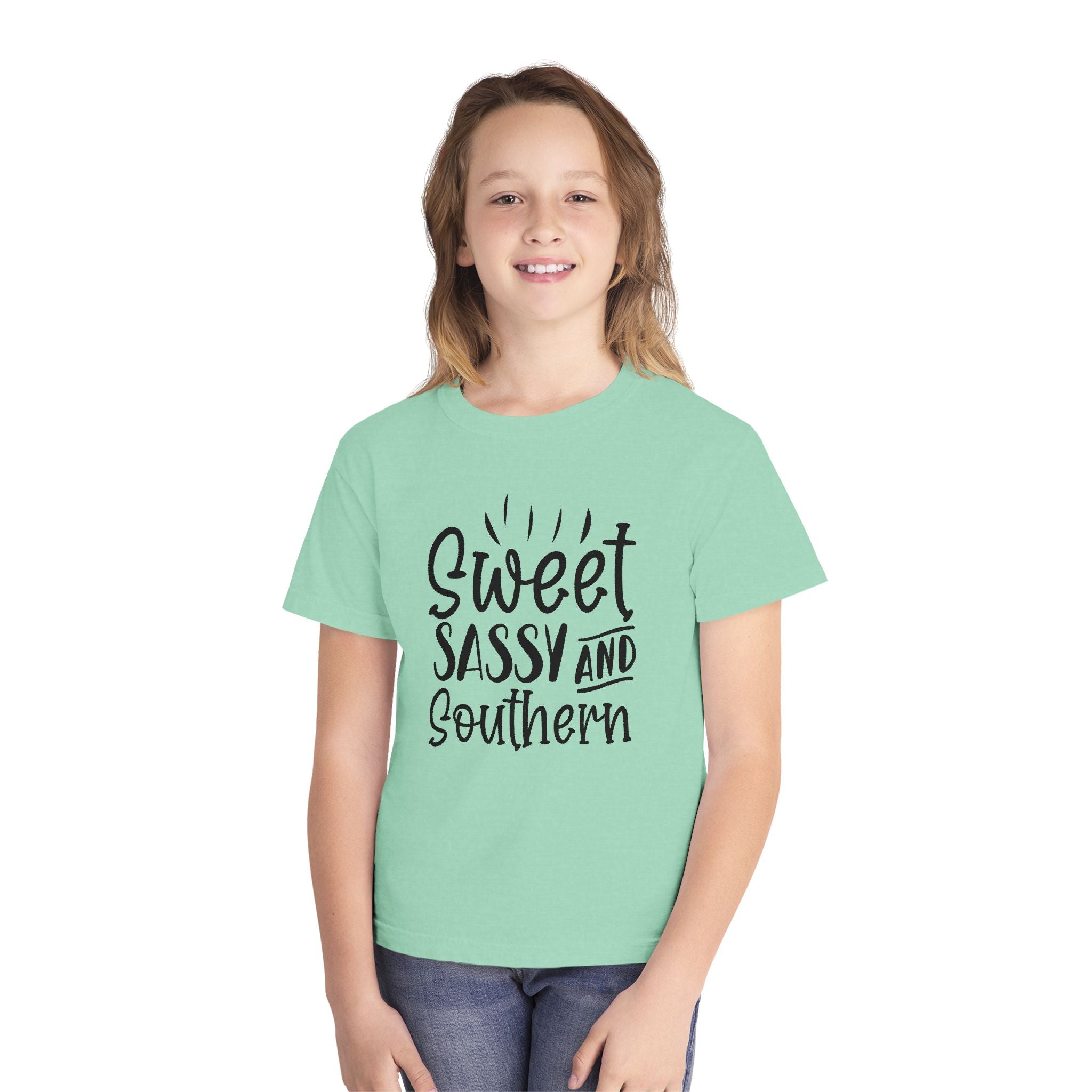 Youth Tee — "Sweet Sassy and Southern" Graphic T-Shirt