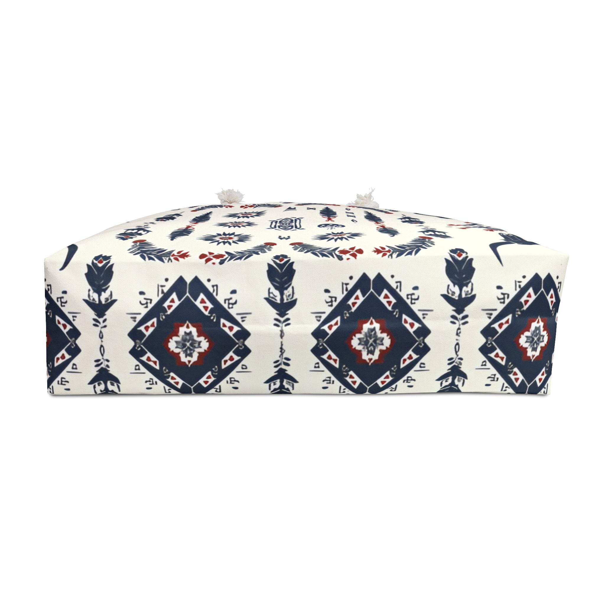 Boho Western Weekender Bag — Southwestern Skull & Feather Travel Tote