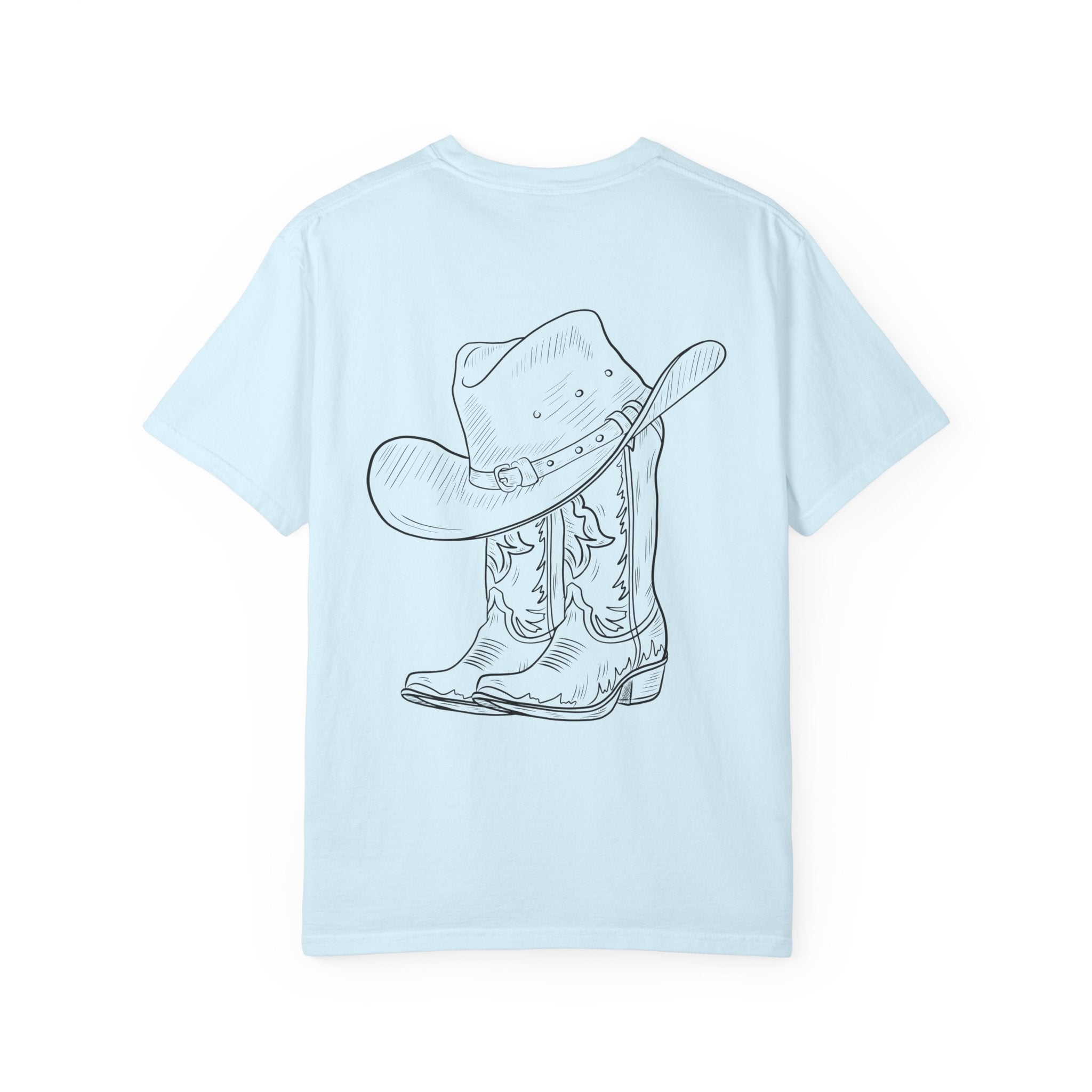 Cowboy Hat & Boots T-Shirt — 'Yee Haw' Graphic Western Tee