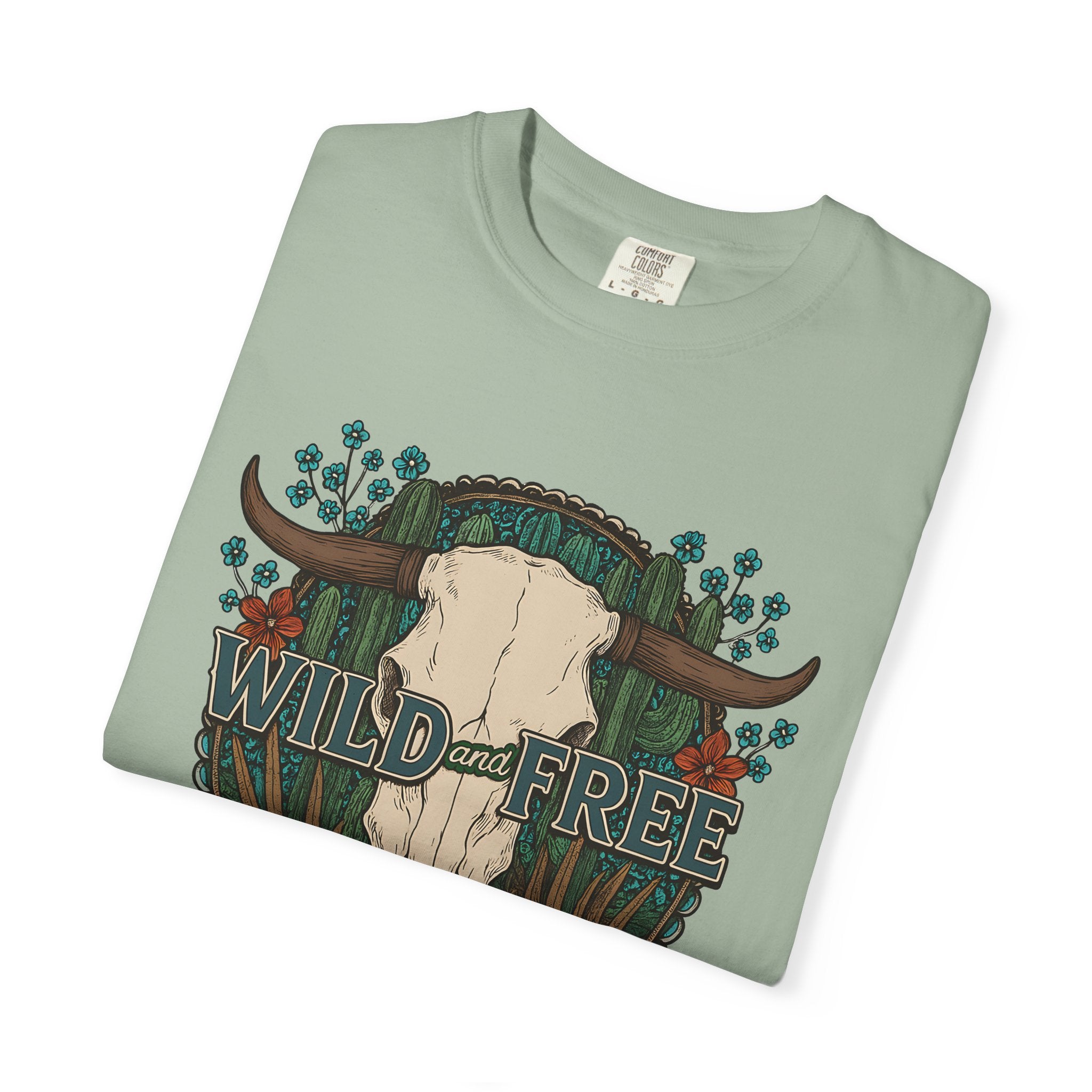 Wild & Free Cow Skull T-Shirt