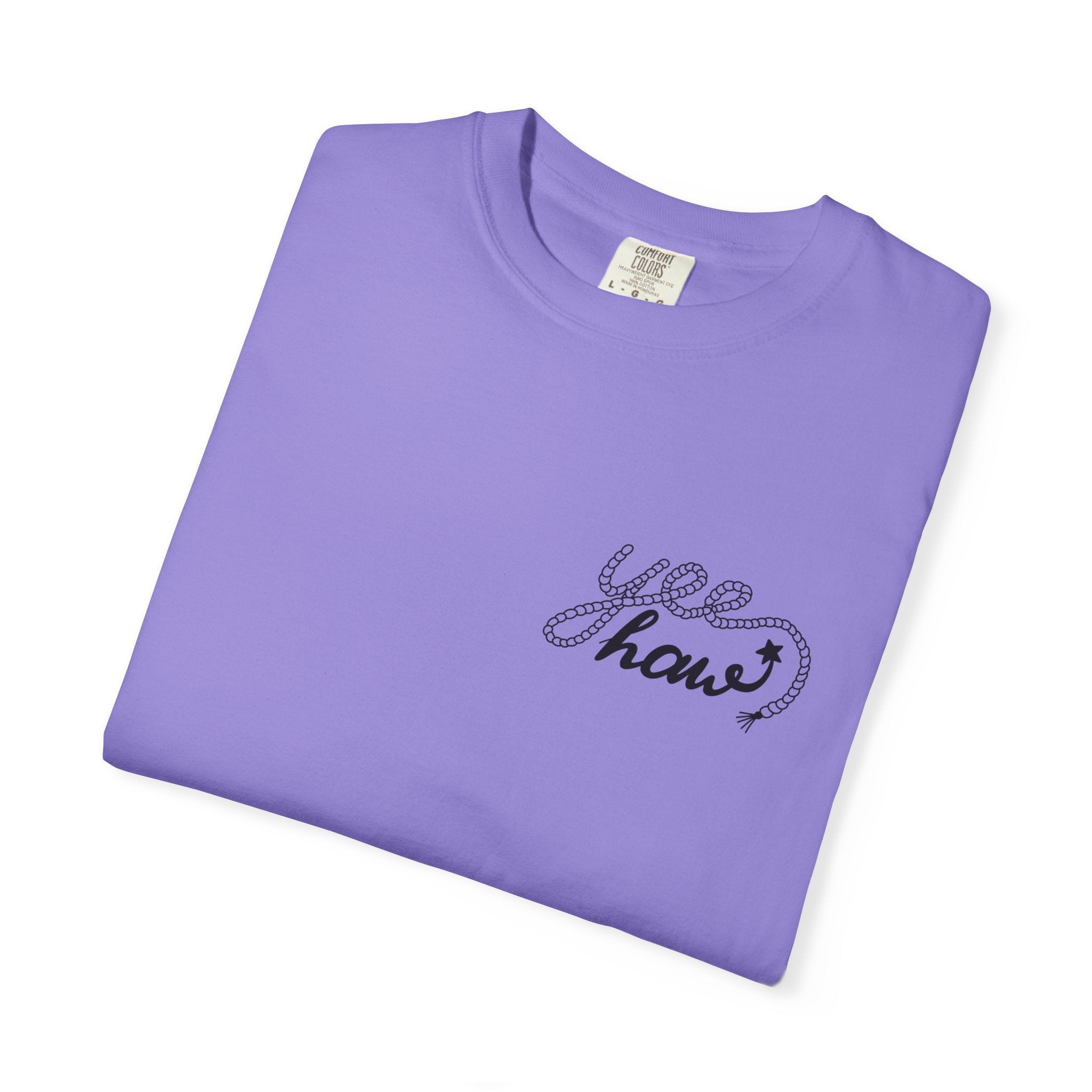 Cowboy Hat & Boots T-Shirt — 'Yee Haw' Graphic Western Tee