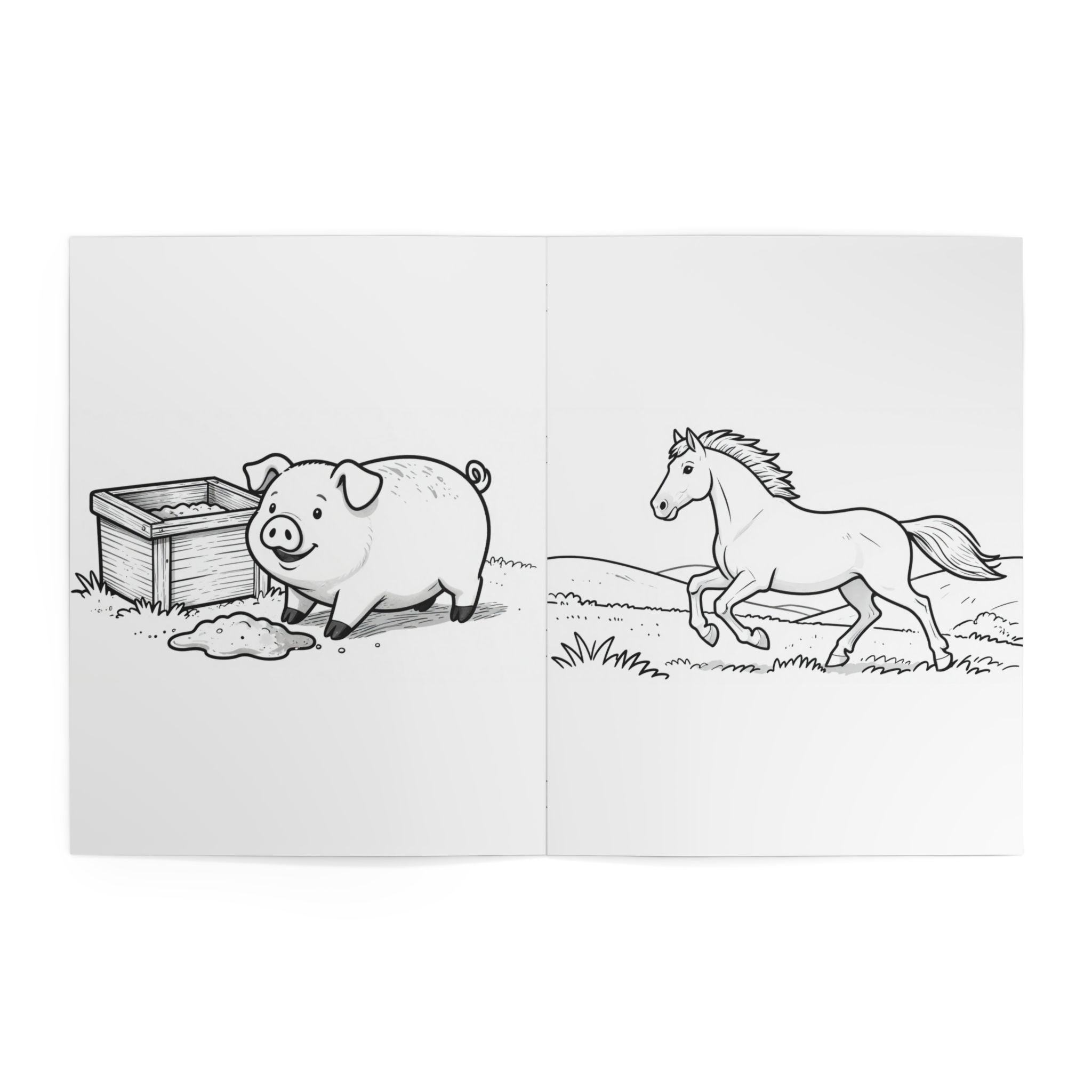 Farm Coloring Book — Kids' Barnyard Animals Activity Book