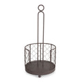 DII Metal Kitchen Storage Collection Farmhouse Stand Chicken Wire Paper Towel Holder Rustic Bronze